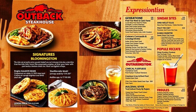 Outback Steakhouse Bloomington Menu