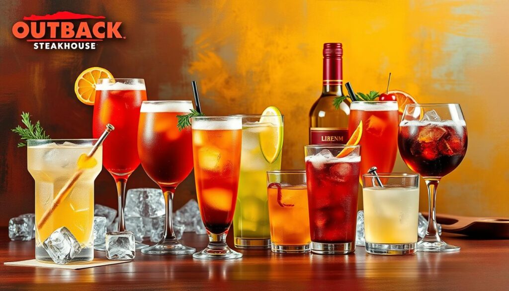 Outback Steakhouse beverage selection Outback Steakhouse beverage selection