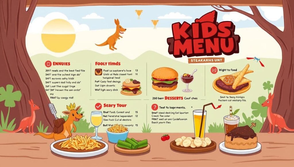 Outback Steakhouse kids menu Outback Steakhouse kids menu