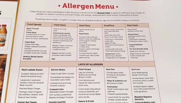 Applebee’s Allergen Menu with Prices (Updated on November 2025)
