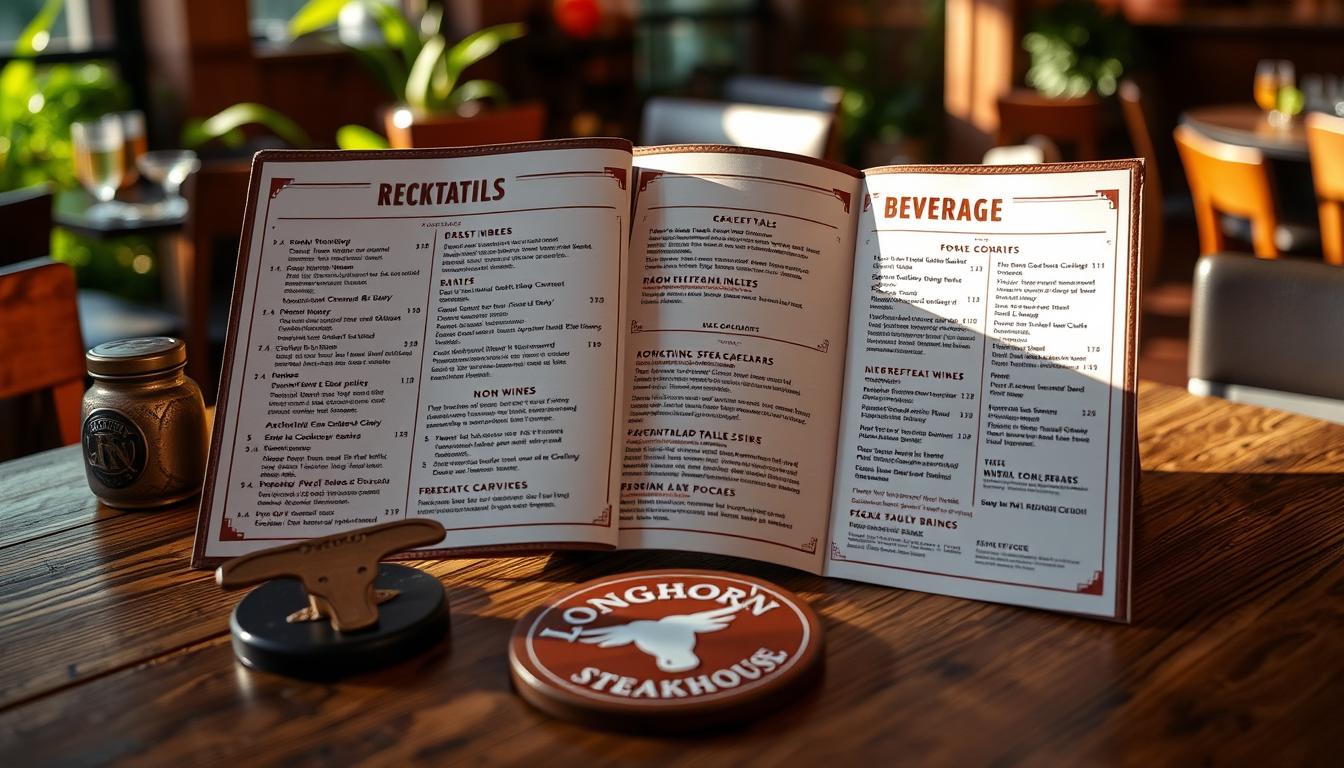 longhorn steakhouse drink menu