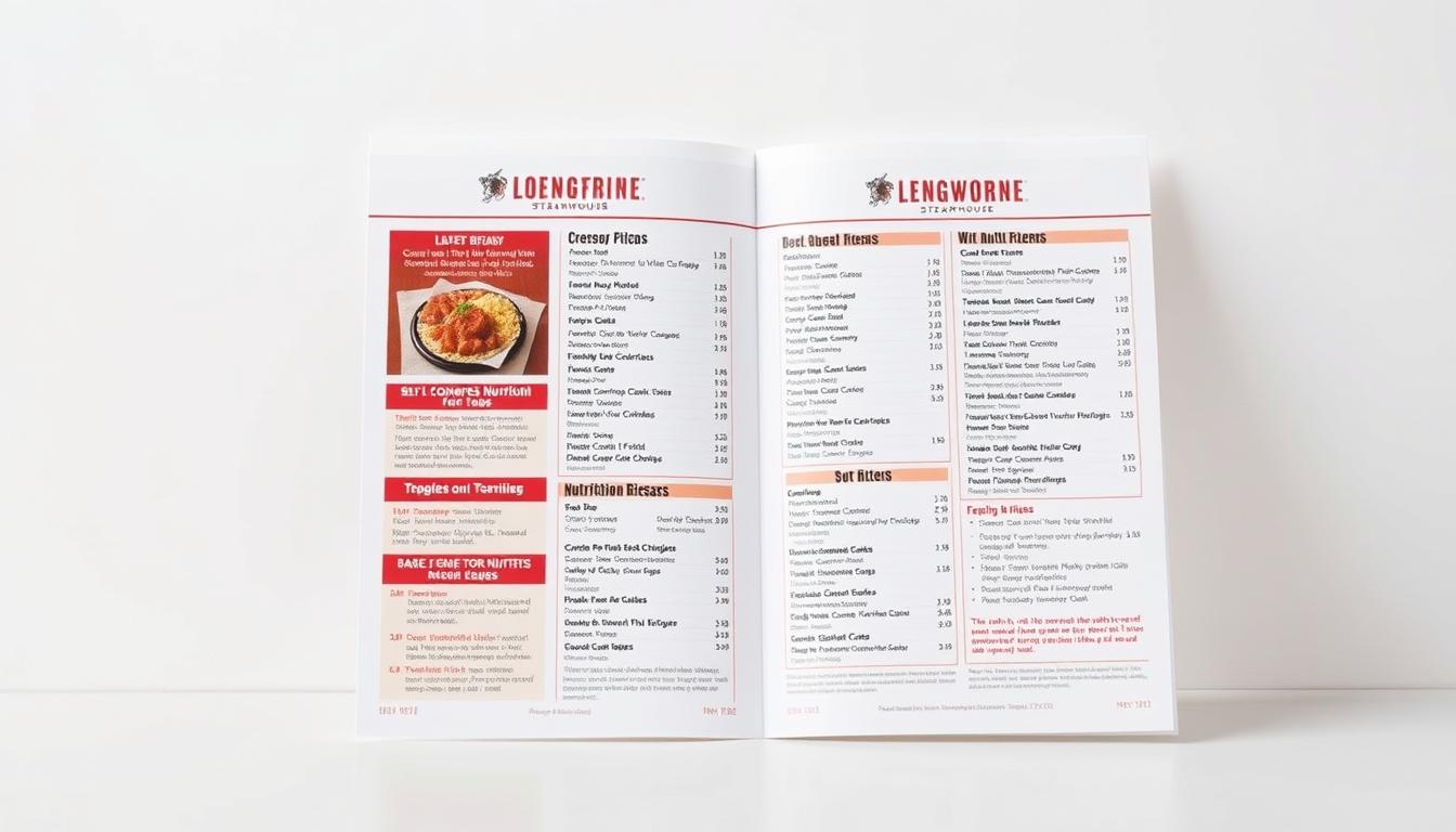 longhorn steakhouse menu nutrition