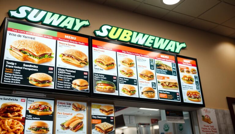 subway menu