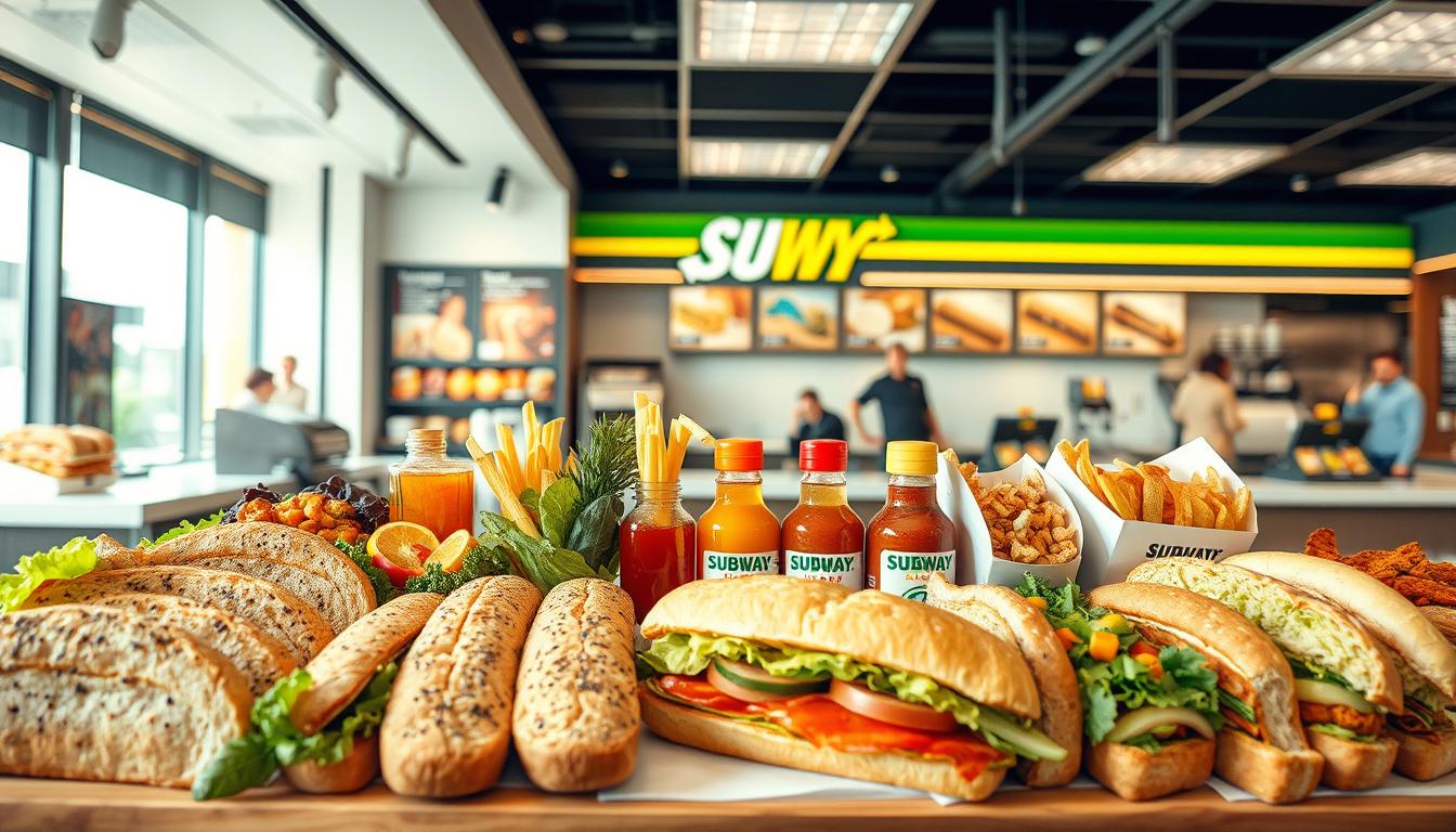 subway sandwich menu